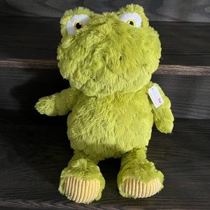 Papyrus large green frog plush toy 18” NwT retail $99